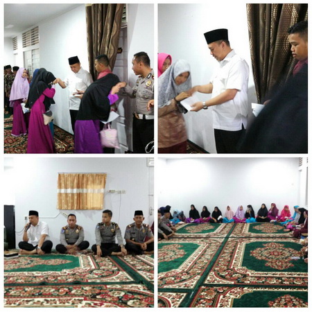Tempati Rumah dinas, Kapolres Kampar Undang Anak Panti Asuhan